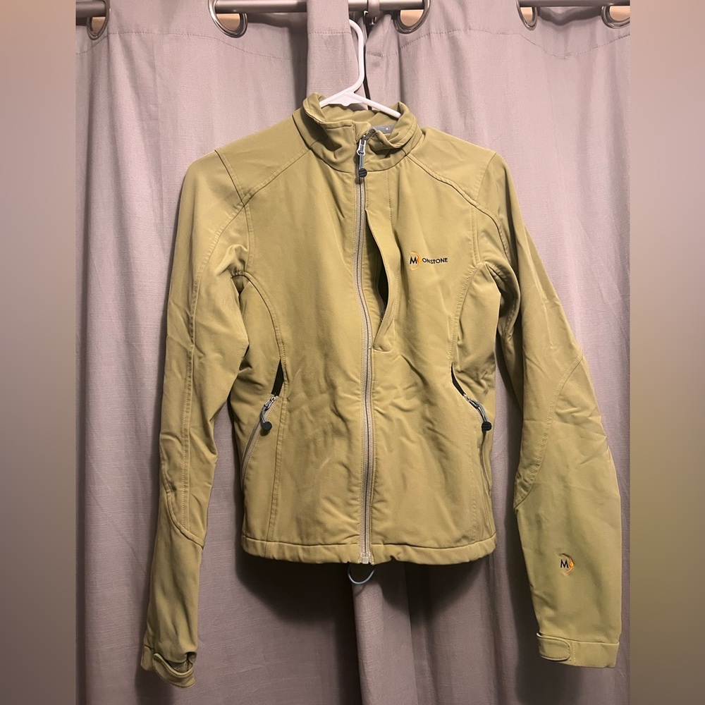 Moonstone Water Proof Green Softshell Jacket size Small